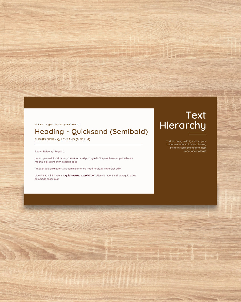 Brand Treatment
